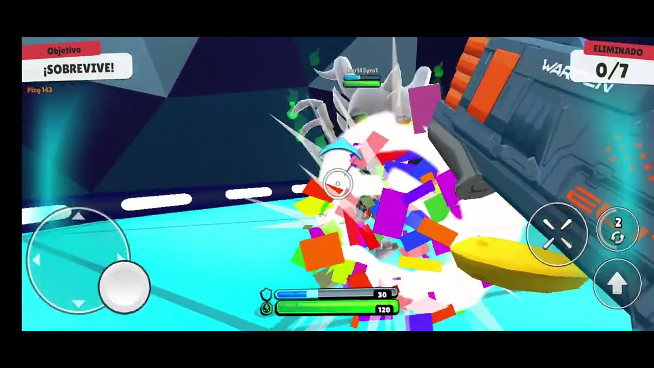 Jugando el nuevo mapa de nerf arena y vamos a ver que tal se nos da