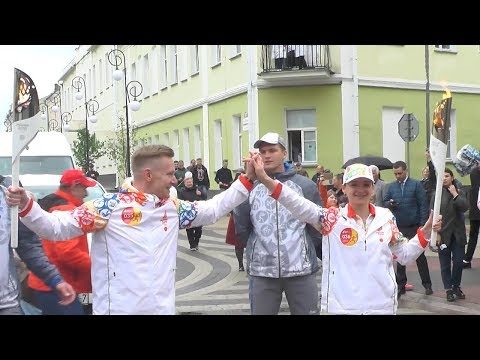 Пинск принял эстафету огня II Европейских игр