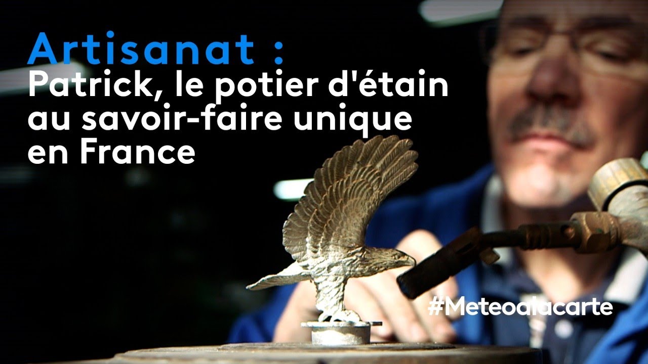 Artisanat : Patrick, le potier d'étain au savoir-faire unique en France