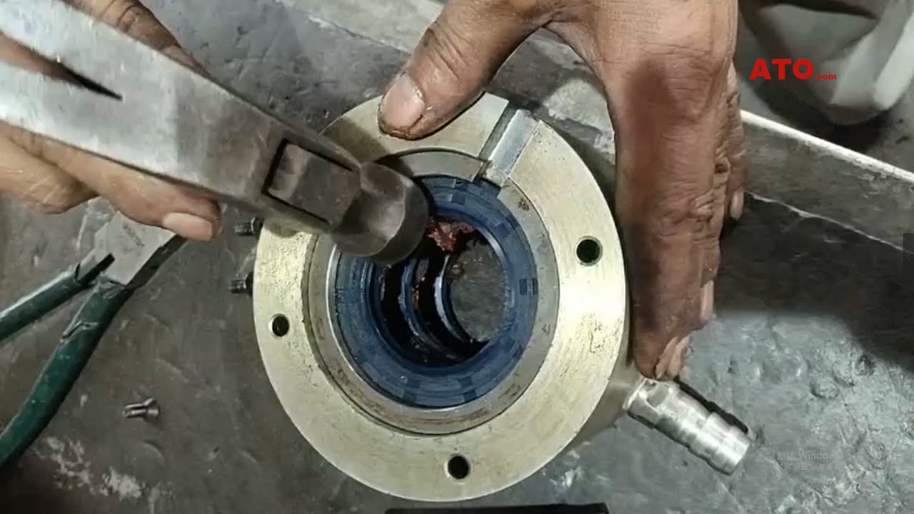 Watercooled powder clutch seal ring replacement YouTube