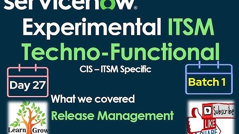 ITSM Batch 1 | Day 27 | Release Management Overview #Shorts #Short