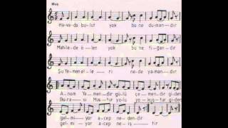 Toccata (1960), Y. Koptagel (b. 1931) based on the folk song "Yemen Turkusu"