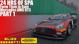 24 часа SPA МАРАФОН с 23:55 до 6:00 1 часть|Assetto Corsa Competizione