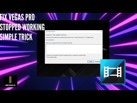 FIX SONY VEGAS PRO STOPPED WORKING