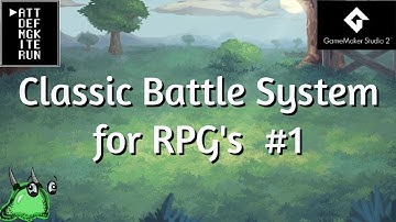 GameMaker Studio 2: Battle System Part 1/4