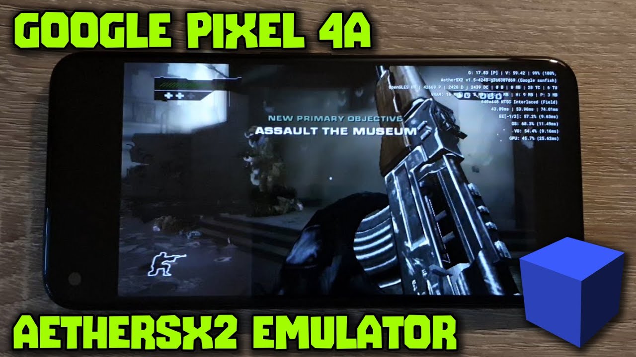 Pixel 4a / SD 730G - Black / God of War II - AetherSX2 - Test