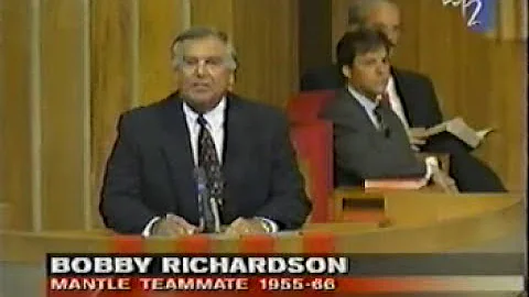 Yankee great Bobby Richardson shares the Gospel at...