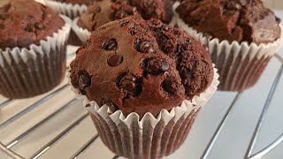 Chocolate muffins/muffin recipe/Chocolate muffins recipe/double chocolate chip muffins recipe/cake