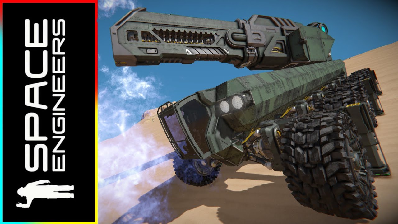 The Railgun Truck! - Space Engineers - YouTube