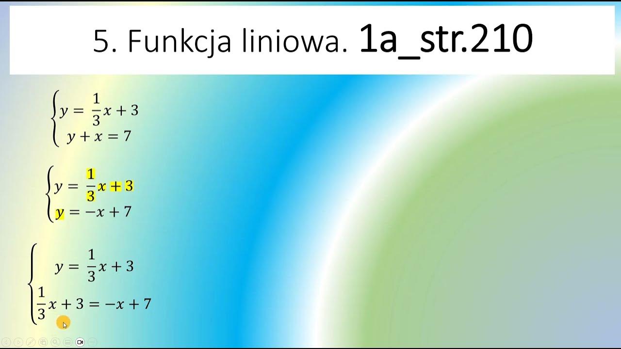 Rozwiąż Algebraicznie I Graficznie Układ Równań Y 1 3x 3 1a_str.210 Rozwiąż algebraicznie i graficznie układ równań. a) y = 1/3x