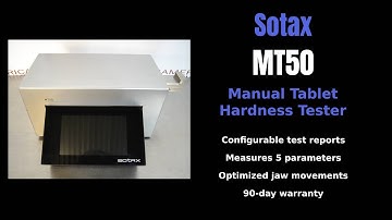 Sotax MT50 Manual Tablet Hardness Tester (2778C HARDNESS)