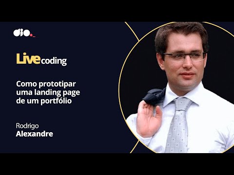 Aprenda a prototipar uma Landing page de portfólio utilizando o Figma | Live Coding