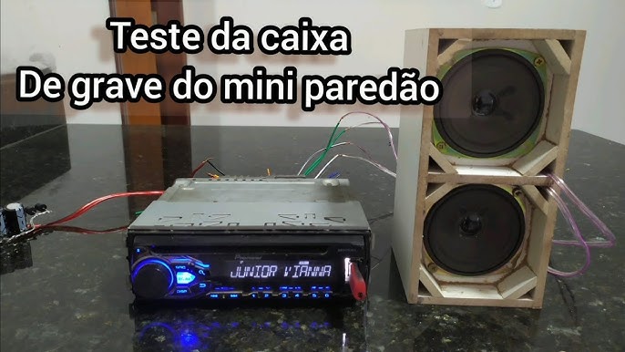 instalação e teste dos 6 GRAVES do meu mini paredão 