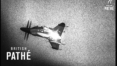 U.S.A. Air News - Pogo Plane In Flight (1954)