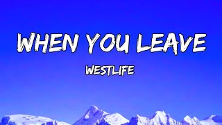 When You Leave – Original Westlife Style Ballad (Male Vocal)