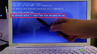 no bootable device -- insert boot disk and press any key - toshiba , acer , hp ... | how to fix ✅