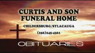 Obituaries for Nov. 14th brought to you by Curtis & Son Funeral Home