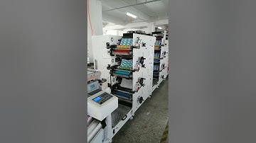 UV LED curing system for 6 colors flexo printing machine