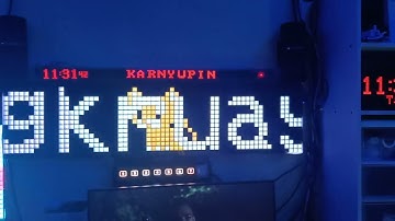 Ws2812B  Jinx ! SD Card  Led sing. clock. weather