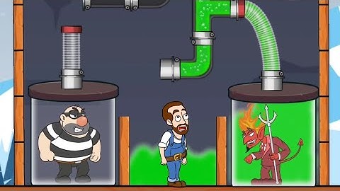 Home Pipe Rescue/ Pull The Pipe Gameplay Level Solution Mobile Game