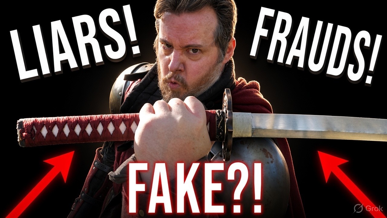 LIARS! We use FAKE katana? - ALL our tests are INVALID?!