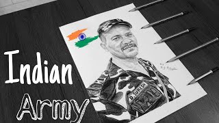 DRAWING OF INDIAN ARMY 💖👑 (Commissioned) screenshot 4