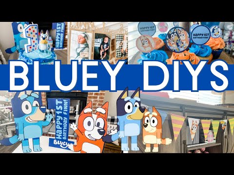 Bluey & Bingo Inspired DIY Party Decor 💙Finn's Bluey-Themed Birthday Party plus 1 Year Update 🎉