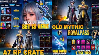 ✅ A7 Royal Pass Leaks BGMI | Upcoming Old Mythic Outfit BGMI | Next Ultimate Set | New P90 Gun Skin