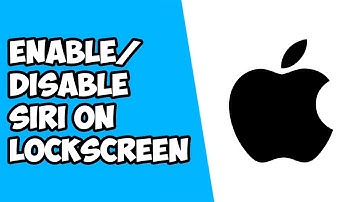 How to Enable/Disable Siri on Lock Screen on iPhone