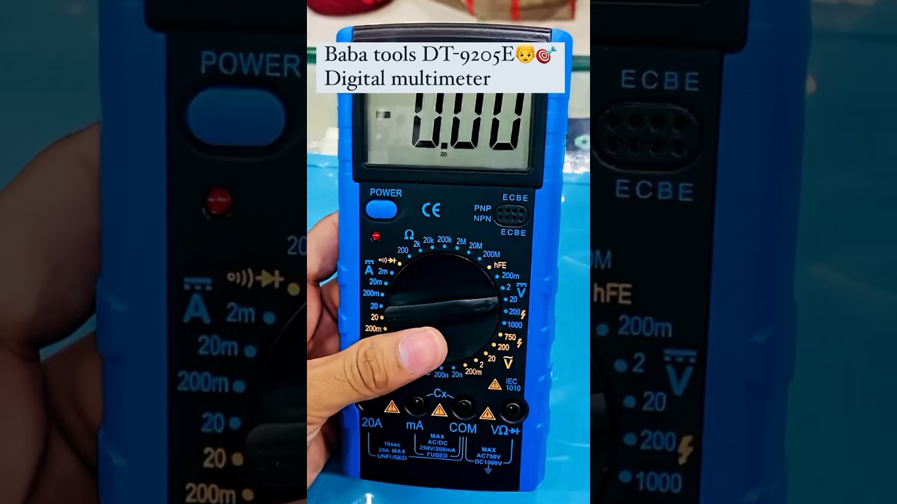 Baba Tools DT-9205E Digital multimeter 👦