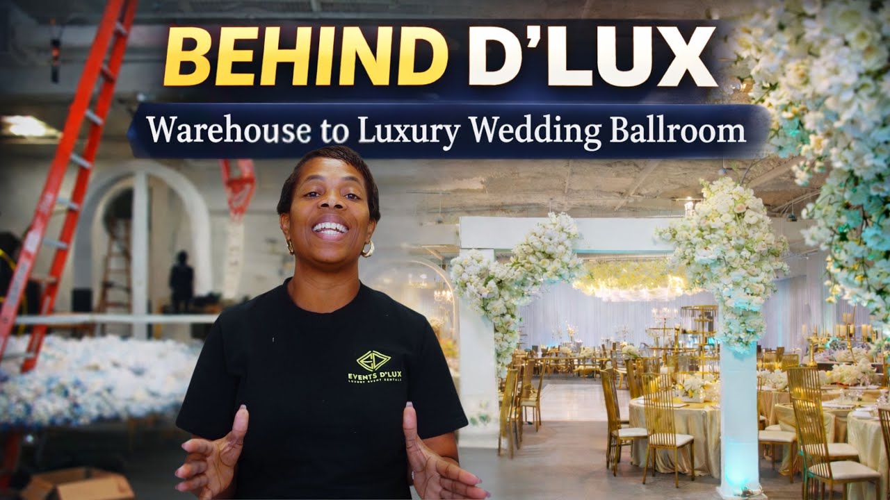 За кулисами D’Lux | Превращение складского помещения в роскошный бальный зал
