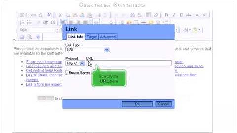 17) How to work with hyperlinks in DotNetNuke