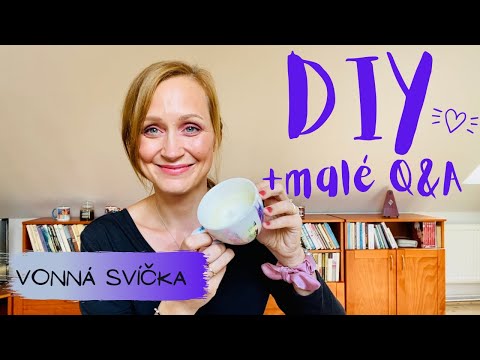 Video: DIY Oranžová Svíčka