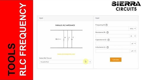 RLC Resonant Frequency and Impedance Calculator | Sierra Circuits
