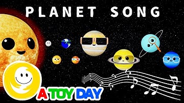 PLANET SONG 🎶🛸🌎🪐🚀🎶 | Mercury Venus Earth Mars Jupiter Saturn Uranus Neptune #atoyday #planetsong