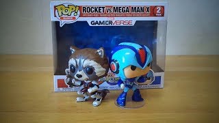 Marvel vs Capcom 2-er Pack Funko POP Rocket & Mega Man X 
