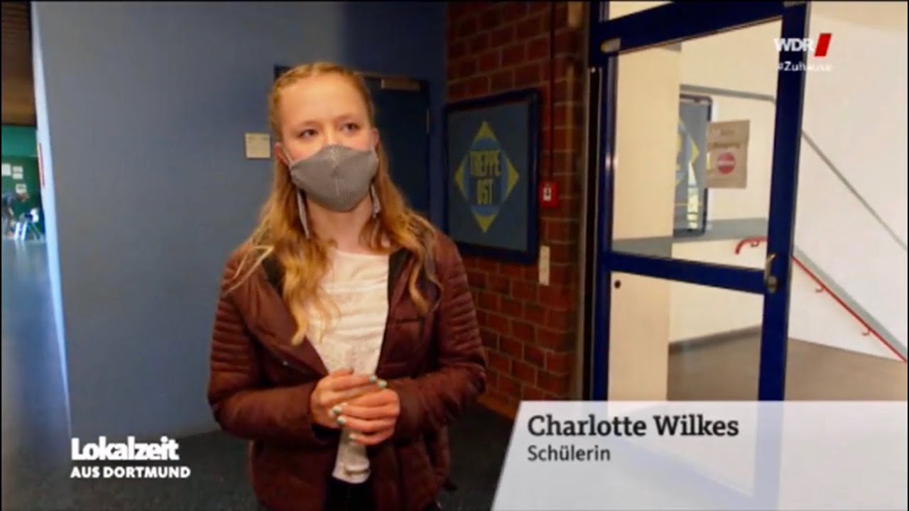 Erster Schultag nach der Corona-Auszeit an der Gesamtschule Wulfen (23.04.2020)