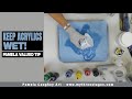 052 - Pamela Caughey - VALUED TIP! Keep ACRYLIC PAINTS Wet 12+ HOURS on your Palette 🐝