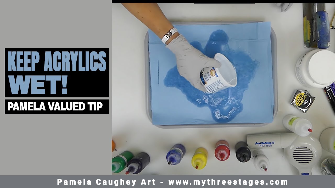 How to Make a Stay Wet Palette to Keep Your Paints Wet 