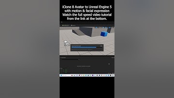 iClone 8 Avatar to Unreal Engine 5 with motion & facial #iclone #ue5 #unrealengine #gamedev