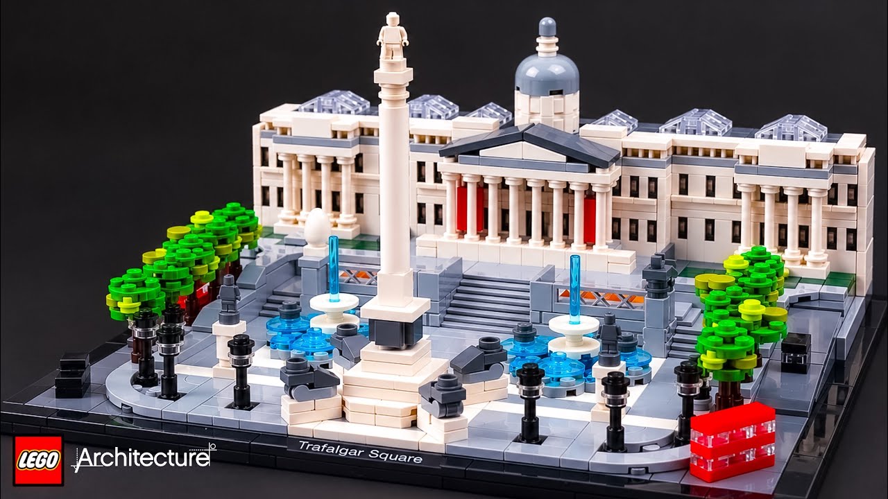 Stop Motion Build | TRAFALGAR SQUARE | LEGO Architecture - YouTube