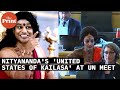 Watch nityanandas united states of kailasa attends un meet blames india for persecution