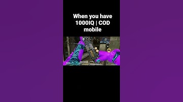 when you have 1000IQ | COD MOBILE #shorts