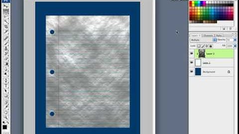 How to make crumpled   paper Adobe Photoshop