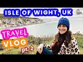 ISLE OF WIGHT ENGLAND TRAVEL VLOG pt. 2 ◆ The Needles, St. Catherine's Oratory, Ryde, & Rainbows!