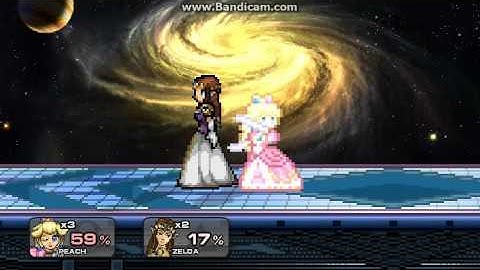 Super Smash Flash 2 - v0.9 Battle #16 Peach vs Zelda