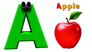 ABC Phonic Song - Toddler Learning Video Songs - A for Apple, Nursery Rhymes, Alphabet song for kids
