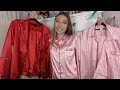 PAJAMA SET TRY ON COLLECTION!!! VICTORIA'S SECRET, JUICY COUTURE AND MESHKI ❤️🖤💗💕