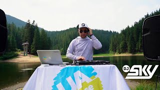 🔥Dj Sky live @ Lake Synevyr in the Carpathian Mountains · Ukraine 🔰 #синевир #ukrainemusic