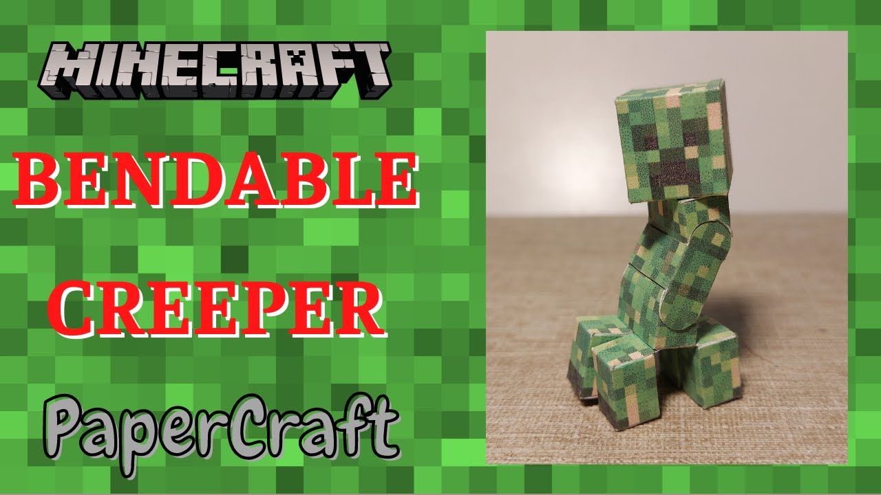 Creeper Paper Craft!